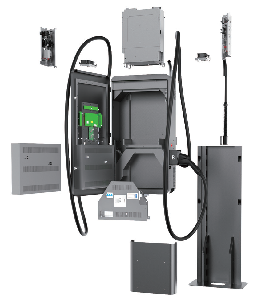 DC fast charging and energy storage project solution
